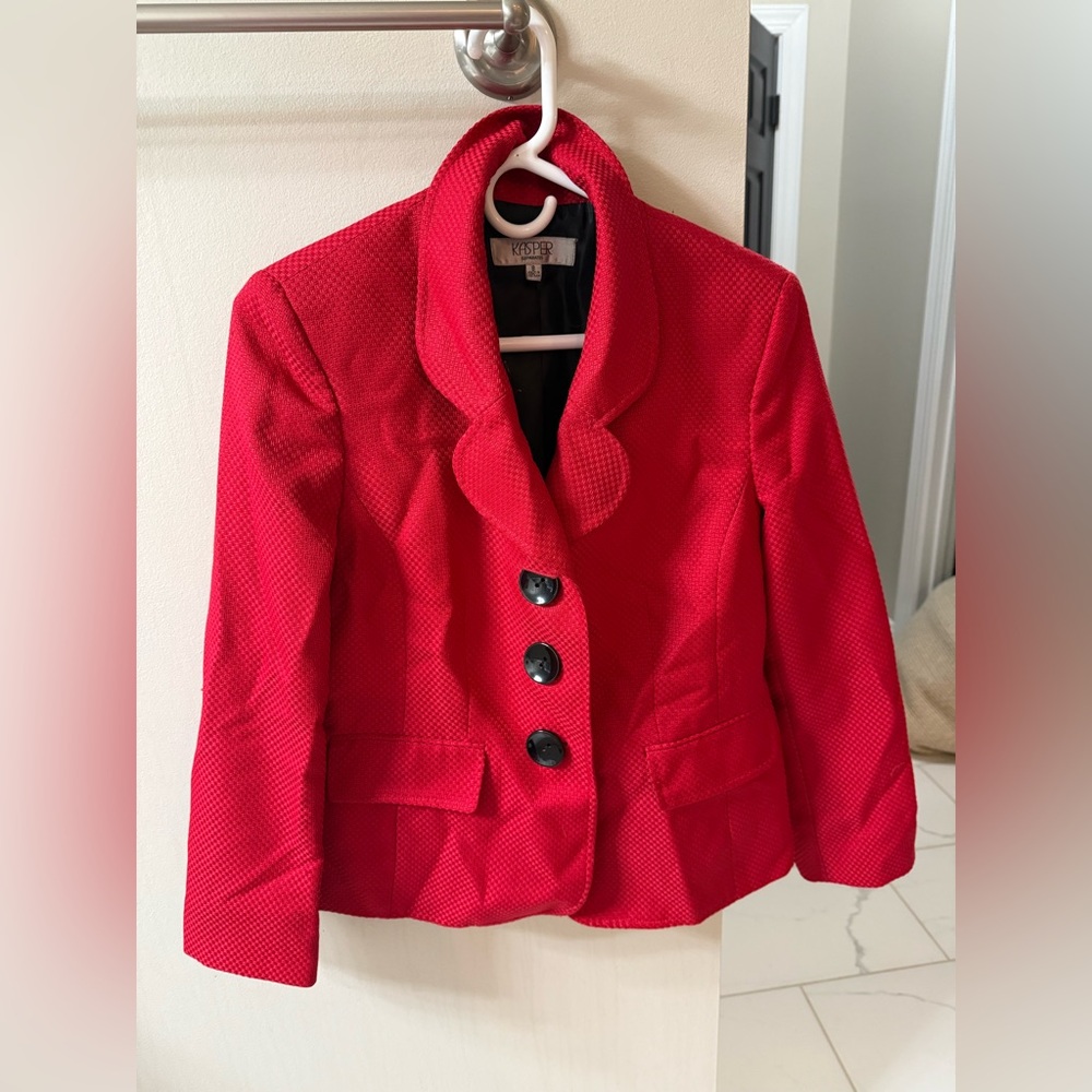 Kasper  separates size 8 Red Blazer